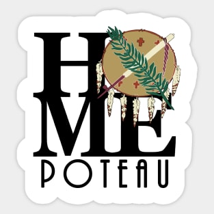 HOME Poteau Oklahoma Sticker